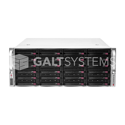 Сервер Supermicro SYS-6047R CSE-846 noCPU X9DRD-7LN4F 16хDDR3 softRaid IPMI 2х920W   PSU Ethernet 2х1Gb/s 24х3,5"+2х2,5" EXP SAS2-846EL1 FCLGA2011